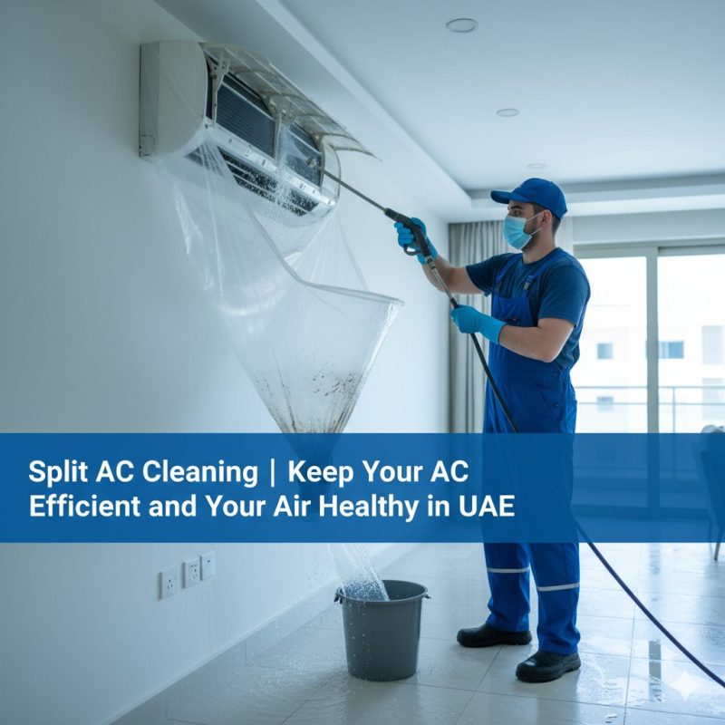 Split AC Cleaning | Keep Your AC Efficient and Your Air Healthy in UAE